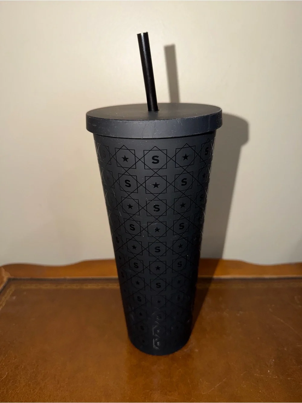 Rare NWT Starbucks Black Matte 24 Oz Tumbler